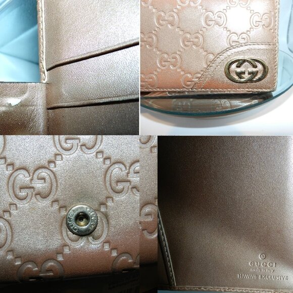 Limited Edition Gucci Guccissma Rose Gold Continental Wallet Hawaii Exclusive - Picture 16 of 16